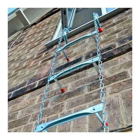 Franklin Manufacturing Saf-Escape 2 Story Portable Fire Escape Ladder - Thick Walls (10-14" D) 1615